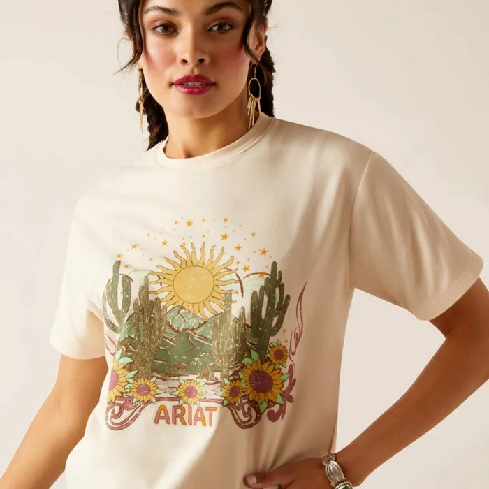 Desert Dreaming TShirt Natural Women Ariat TShirts and Tops Desert Dreaming TShirt Natural Women Ariat TShirts and Tops