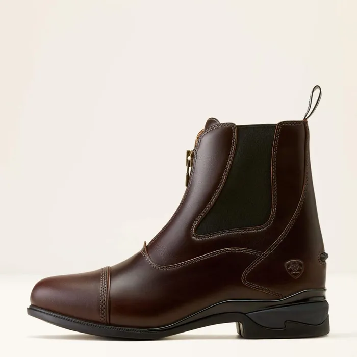 Devon Zip Paddock Boot Waxed Chocolate Women Ariat English Riding Boots Devon Zip Paddock Boot Waxed Chocolate Women Ariat English Riding Boots