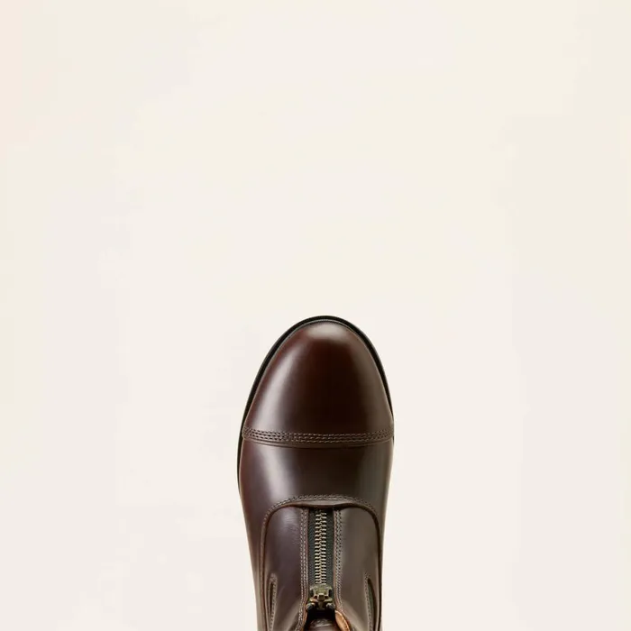 Devon Zip Paddock Boot Waxed Chocolate Women Ariat English Riding Boots Devon Zip Paddock Boot Waxed Chocolate Women Ariat English Riding Boots