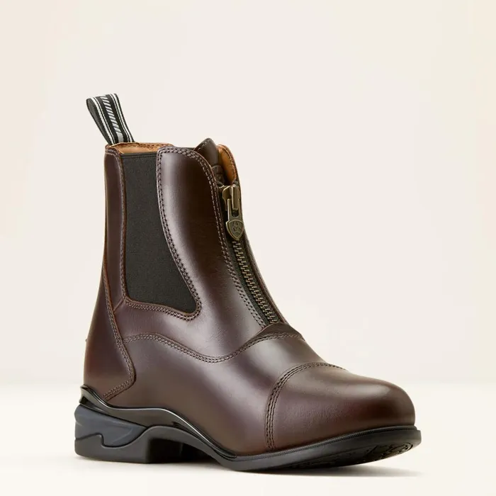 Devon Zip Paddock Boot Waxed Chocolate Women Ariat English Riding Boots Devon Zip Paddock Boot Waxed Chocolate Women Ariat English Riding Boots