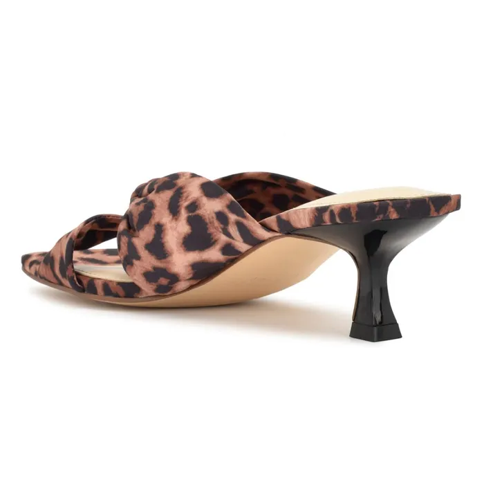 Dipa Heeled Slide Sandals Leopard Women Nine West Low Heel Dipa Heeled Slide Sandals Leopard Women Nine West Low Heel