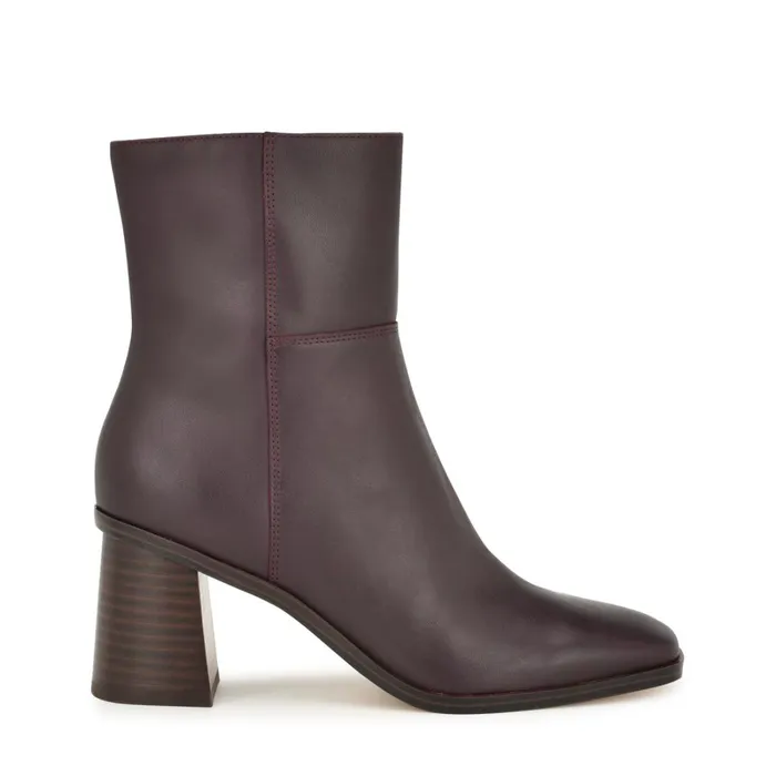 Dither Dress Booties Dark Red Women Nine West Boots and Booties