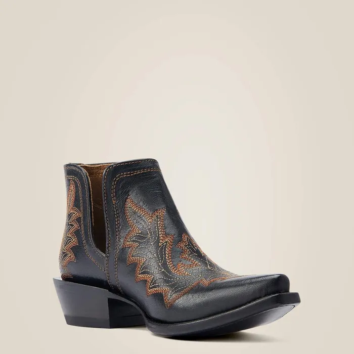 Dixon Low Heel Western Boot Bohemian Black Women Ariat Western Boots Dixon Low Heel Western Boot Bohemian Black Women Ariat Western Boots