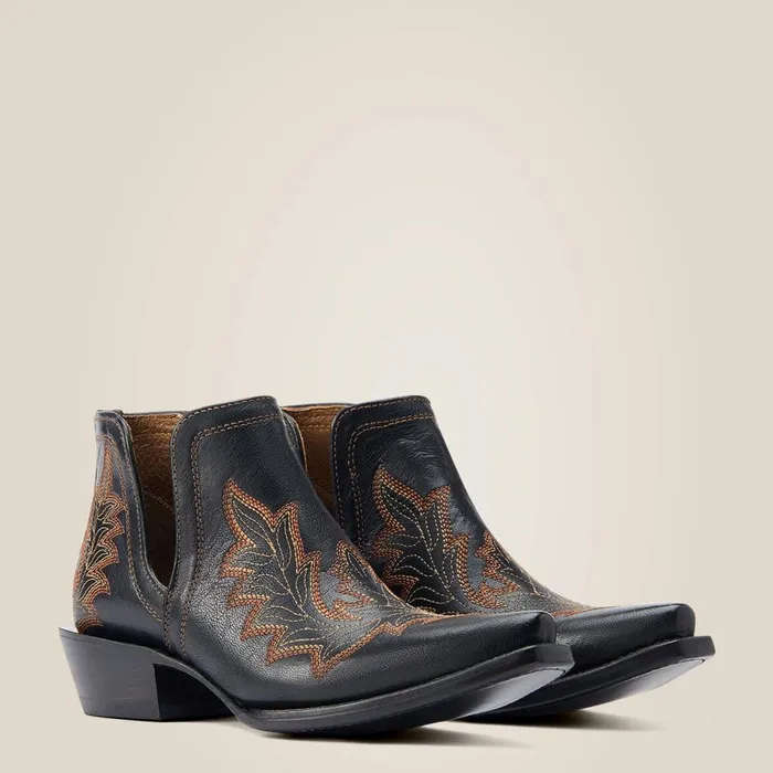Dixon Low Heel Western Boot Bohemian Black Women Ariat Western Boots Dixon Low Heel Western Boot Bohemian Black Women Ariat Western Boots