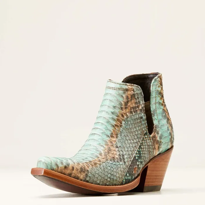 Dixon Python Western Boot Naturally Turquoise Women Ariat Western Boots