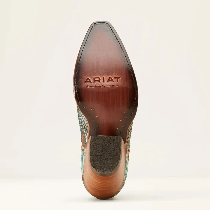 Dixon Python Western Boot Naturally Turquoise Women Ariat Western Boots Dixon Python Western Boot Naturally Turquoise Women Ariat Western Boots