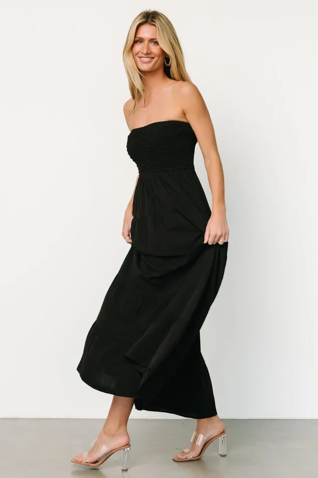 Domenica Strapless Maxi Dress Black Women Baltic Born Cover Ups Domenica Strapless Maxi Dress Black Women Baltic Born Cover Ups
