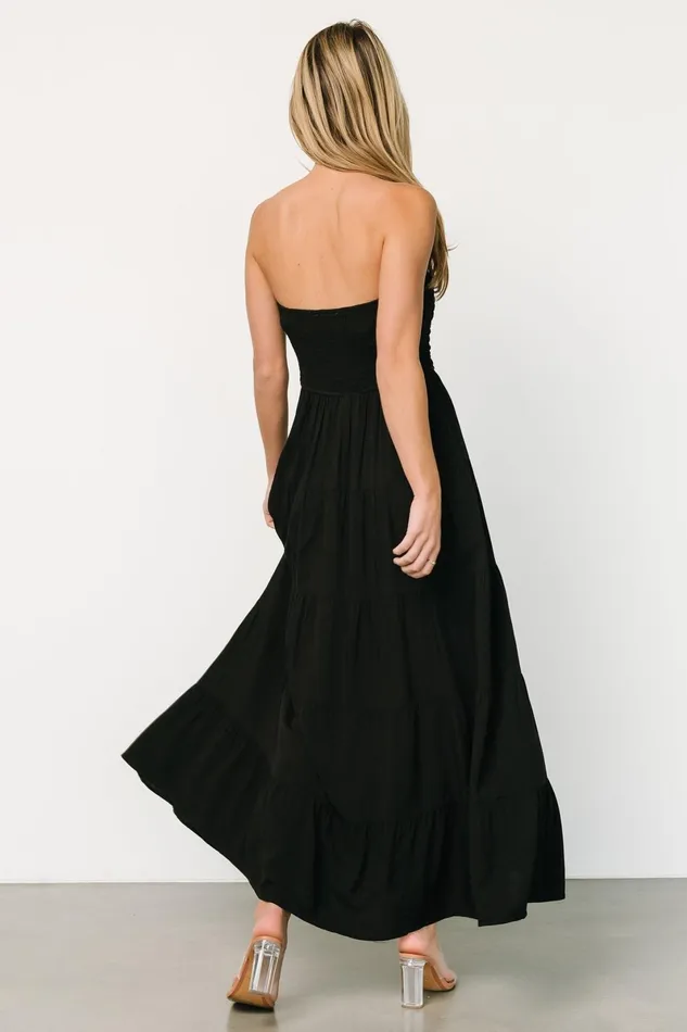 Domenica Strapless Maxi Dress Black Women Baltic Born Cover Ups Domenica Strapless Maxi Dress Black Women Baltic Born Cover Ups