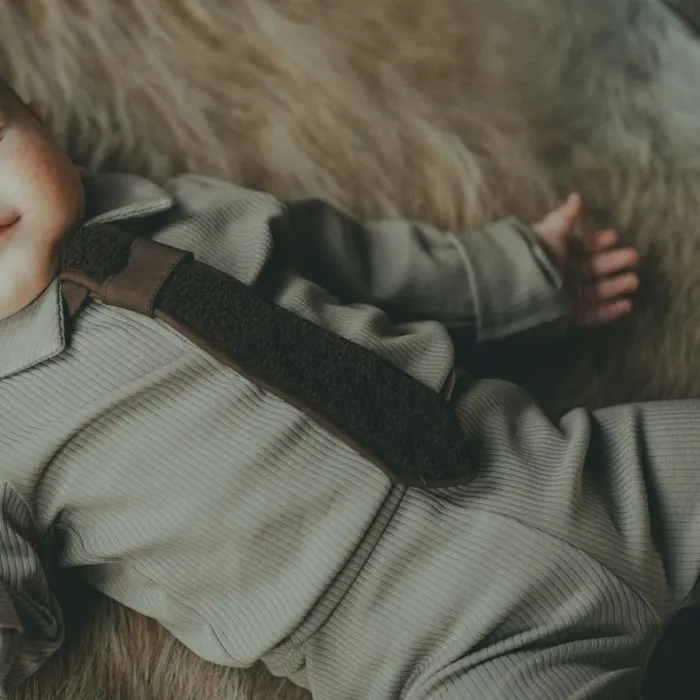 Donsje Amsterdam Accessories Baby Arnold Tie Hazelnut Curly Faux Fur