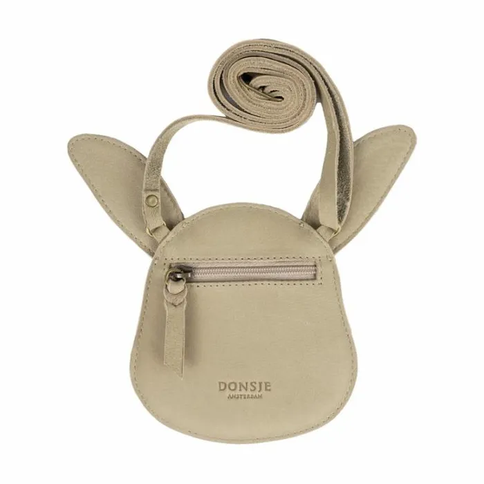 Donsje Amsterdam Accessories Baby Britta Classic Purse Taupe Nubuck