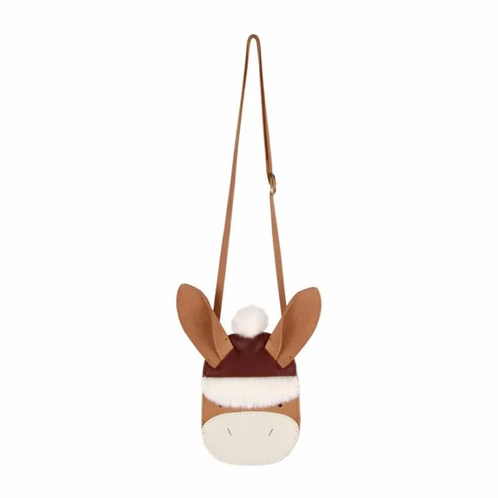 Donsje Amsterdam Accessories Baby Britta Exclusive Purse Nutmeg Leather