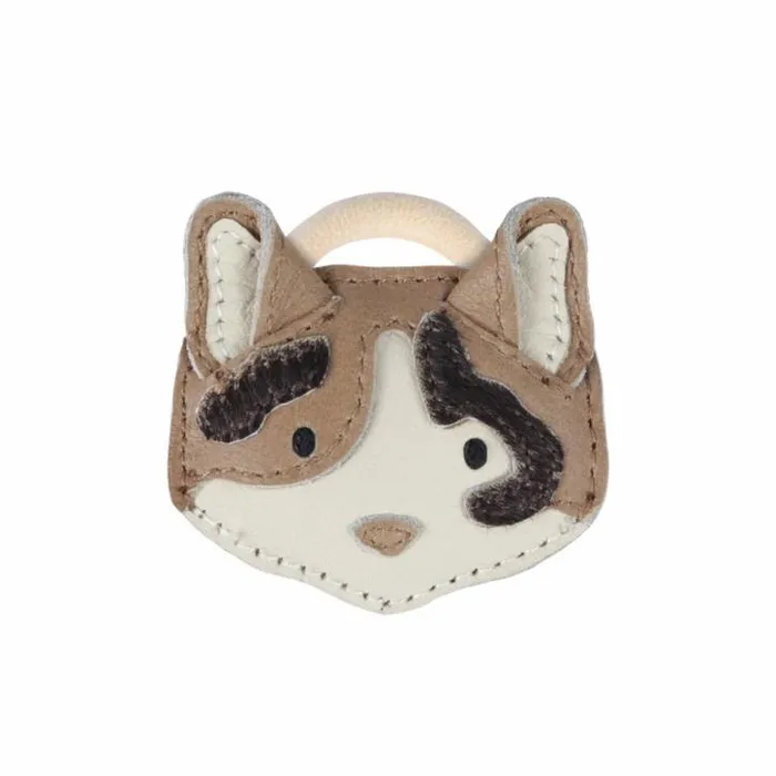 Donsje Amsterdam Accessories Baby Josy Exclusive Hair Tie Nutmeg Leather