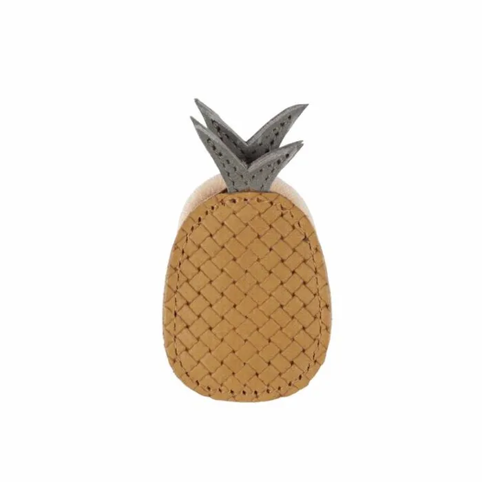 Donsje Amsterdam Accessories Baby Nanoe Fruit Hair Tie Caramel Stamped Nubuck