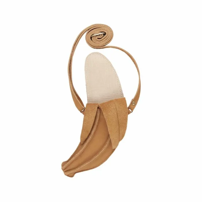Donsje Amsterdam Accessories Baby Nanoe Fruit Purse Caramel Nubuck