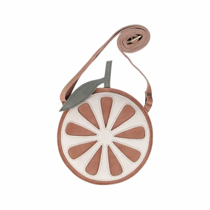 Donsje Amsterdam Accessories Baby Nanoe Fruit Purse Walnut Nubuck