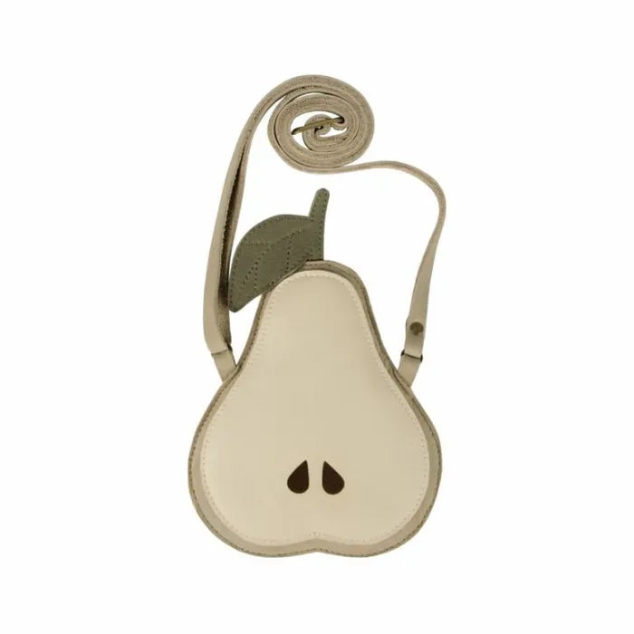 Donsje Amsterdam Accessories Baby Qanoe Fruit Purse Taupe Leather