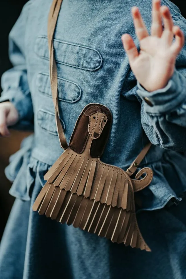 Donsje Amsterdam Accessories Baby Thima Purse Truffle Nubuck