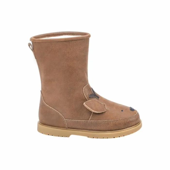 Donsje Amsterdam Animal Styles Boys Wadudu Special Boots Chestnut Leather