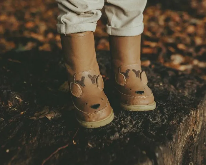 Donsje Amsterdam Animal Styles Boys Wadudu Special Boots Chestnut Leather
