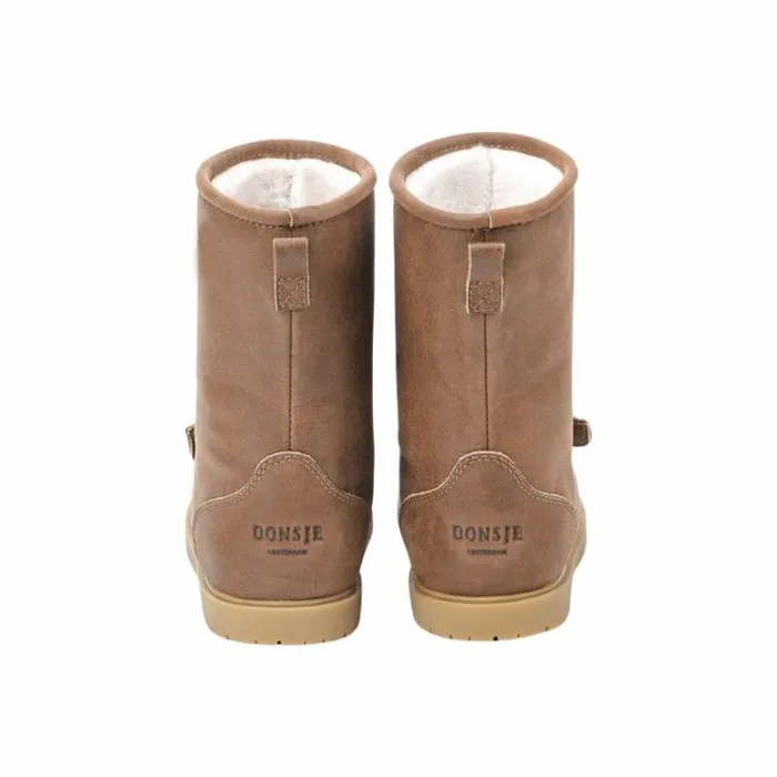 Donsje Amsterdam Animal Styles Boys Wadudu Special Boots Chestnut Leather