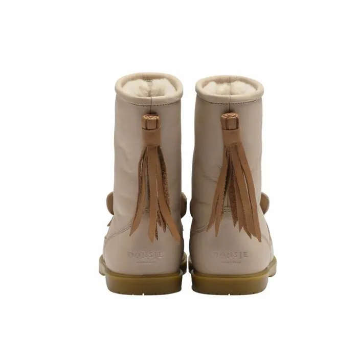 Donsje Amsterdam Animal Styles Boys Wadudu Special Boots Ivory Leather