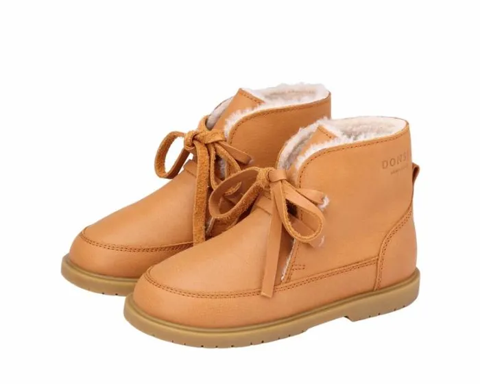 Donsje Amsterdam Ankle Boots Boys Buddy Caramel Leather