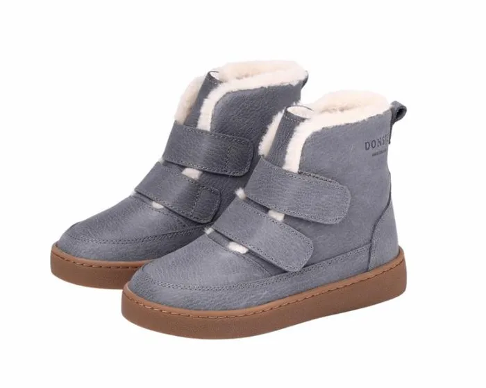 Donsje Amsterdam Ankle Boots Boys Clenn Boots Petrol Leather