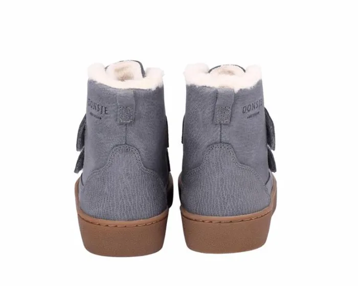 Donsje Amsterdam Ankle Boots Boys Clenn Boots Petrol Leather