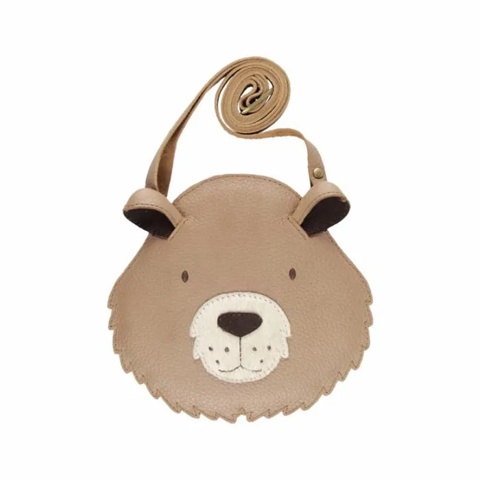 Donsje Amsterdam Backpacks and Purses Girls Britta Exclusive Purse Clay Grain Leather