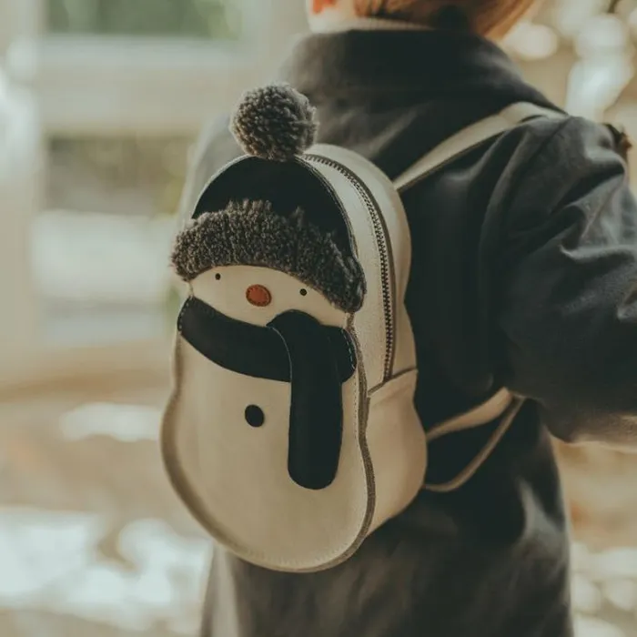 Donsje Amsterdam Backpacks and Purses Girls Kliff Backpack Off White Leather