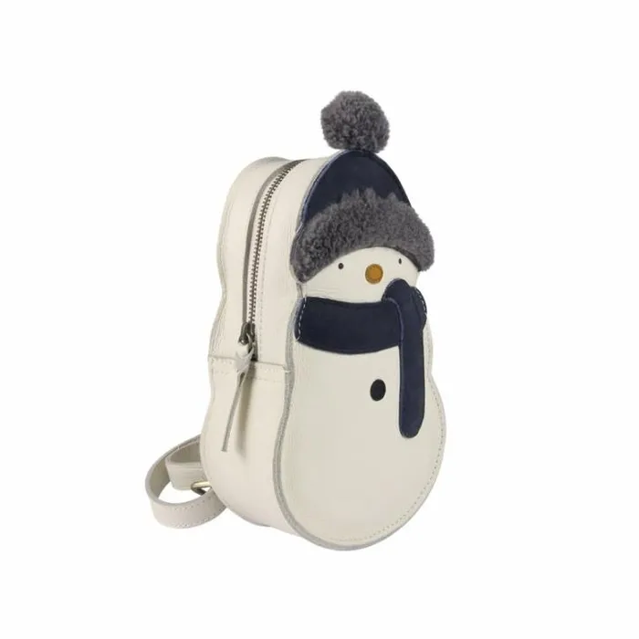 Donsje Amsterdam Backpacks and Purses Girls Kliff Backpack Off White Leather
