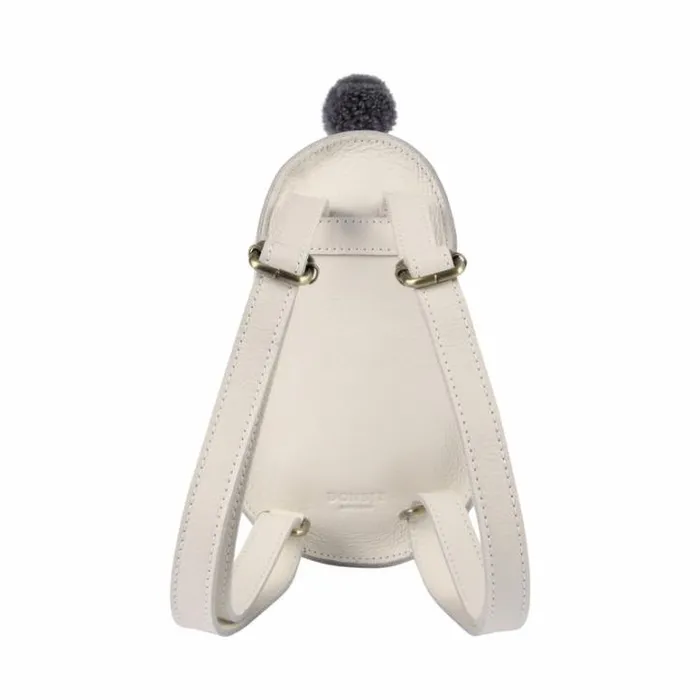 Donsje Amsterdam Backpacks and Purses Girls Kliff Backpack Off White Leather