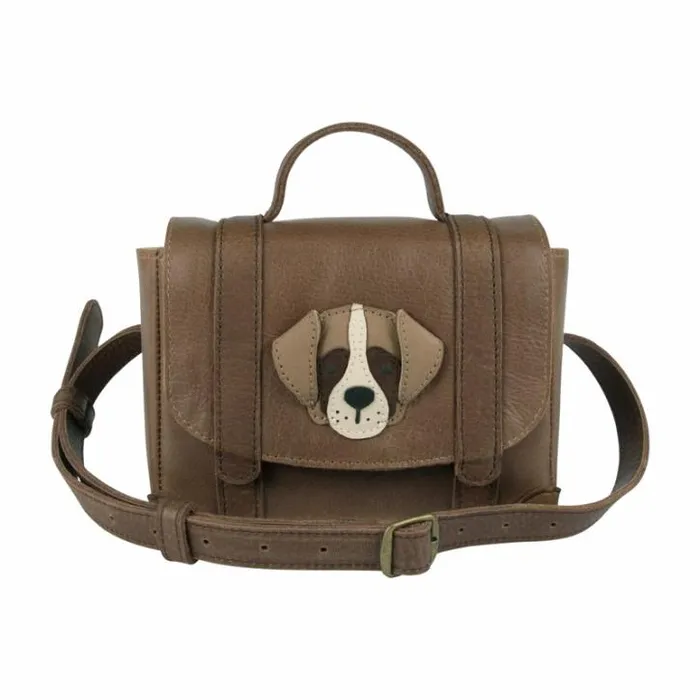 Donsje Amsterdam Backpacks and Purses Girls Trychel Bum Bag Cognac Classic Leather