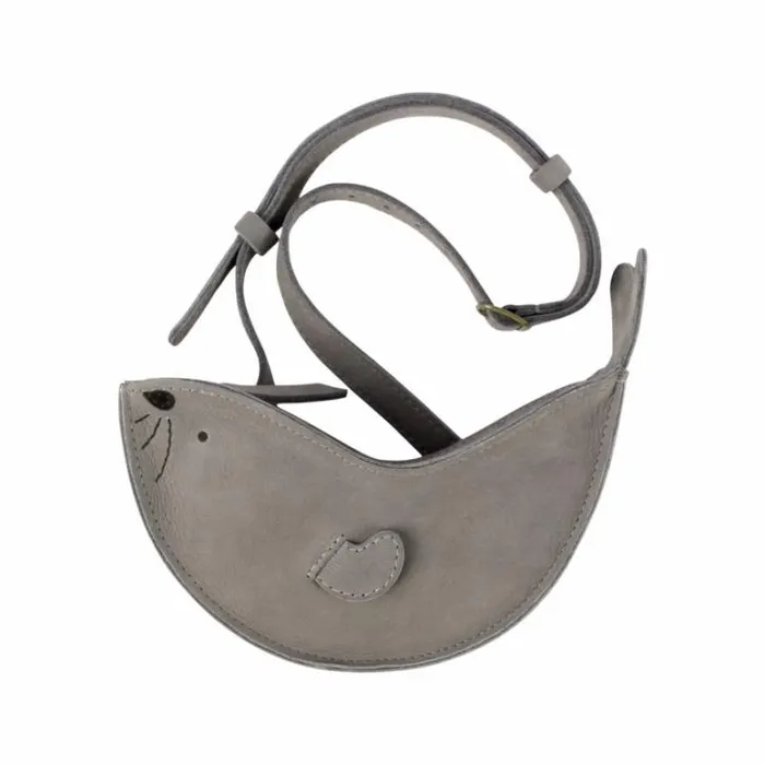 Donsje Amsterdam Backpacks Boys Bello Bum Bag Grey Nubuck