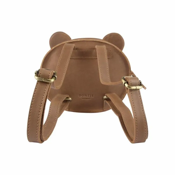 Donsje Amsterdam Backpacks Boys Kapi Classic Backpack Cognac Classic Leather