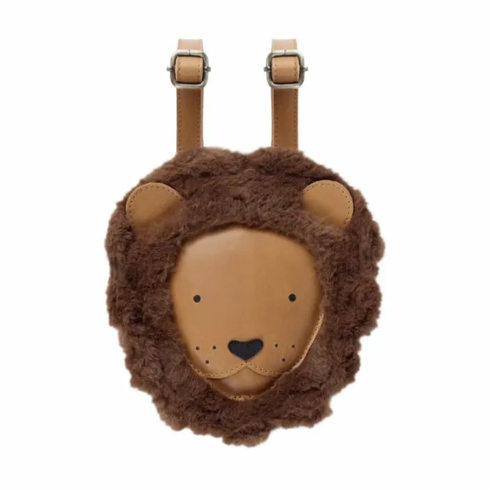 Donsje Amsterdam Backpacks Boys Kapi Exclusive Backpack Camel Classic Leather