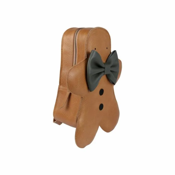 Donsje Amsterdam Backpacks Boys Snoo Schoolbag Toast Grain Leather