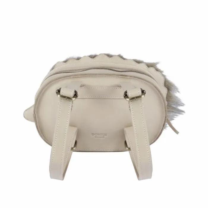 Donsje Amsterdam Backpacks Boys Woodsy Backpack Ivory Classic Leather