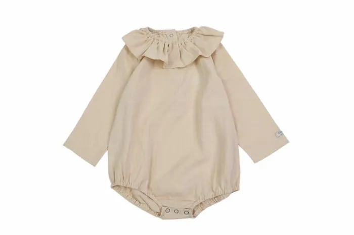 Donsje Amsterdam Bodysuits and Playsuits Baby Chloe Bodysuit Buttercream