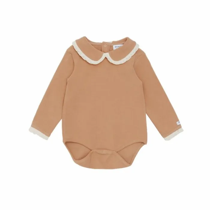 Donsje Amsterdam Bodysuits and Playsuits Baby Diete Bodysuit Apricot