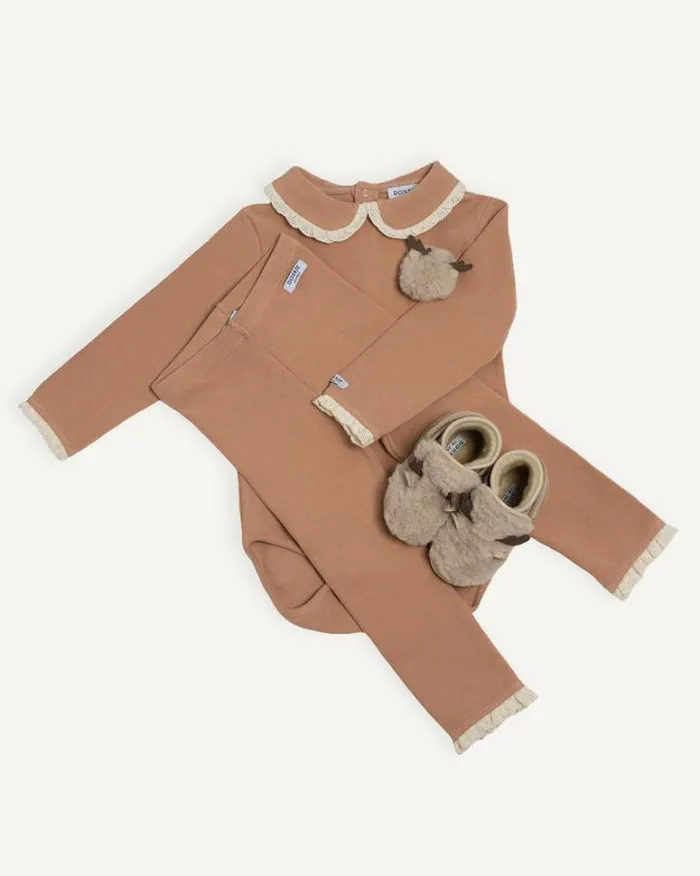 Donsje Amsterdam Bodysuits and Playsuits Baby Diete Bodysuit Apricot Donsje Amsterdam Bodysuits and Playsuits Baby Diete Bodysuit Apricot