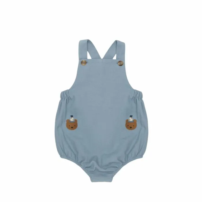 Donsje Amsterdam Bodysuits and Playsuits Baby Gig Romper Foggy Blue