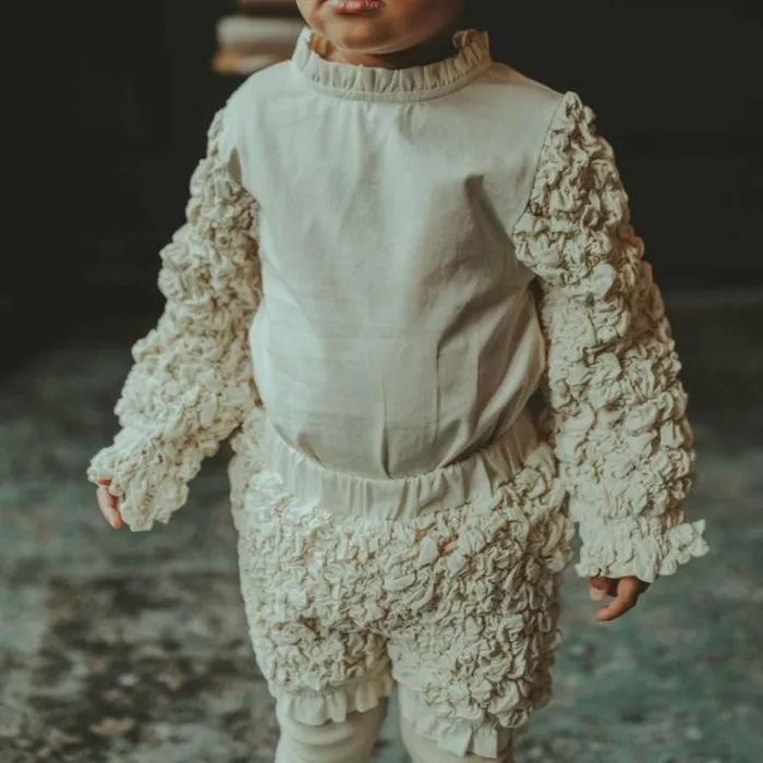 Donsje Amsterdam Bodysuits and Playsuits Baby Ibella Romper Warm White