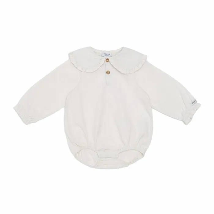 Donsje Amsterdam Bodysuits and Playsuits Baby Lida Romper White Sand