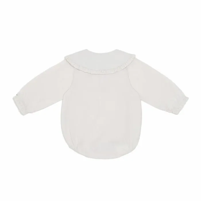 Donsje Amsterdam Bodysuits and Playsuits Baby Lida Romper White Sand