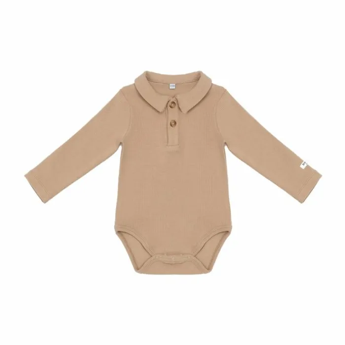 Donsje Amsterdam Bodysuits and Playsuits Baby Qaulo Bodysuit Latte