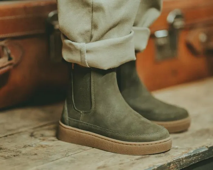 Donsje Amsterdam Boots Boys Ojeh Boots Forest Nubuck