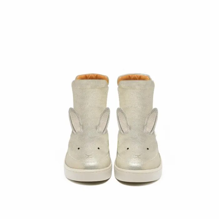 Donsje Amsterdam Boots Boys Theera Boots Silver Metallic Leather