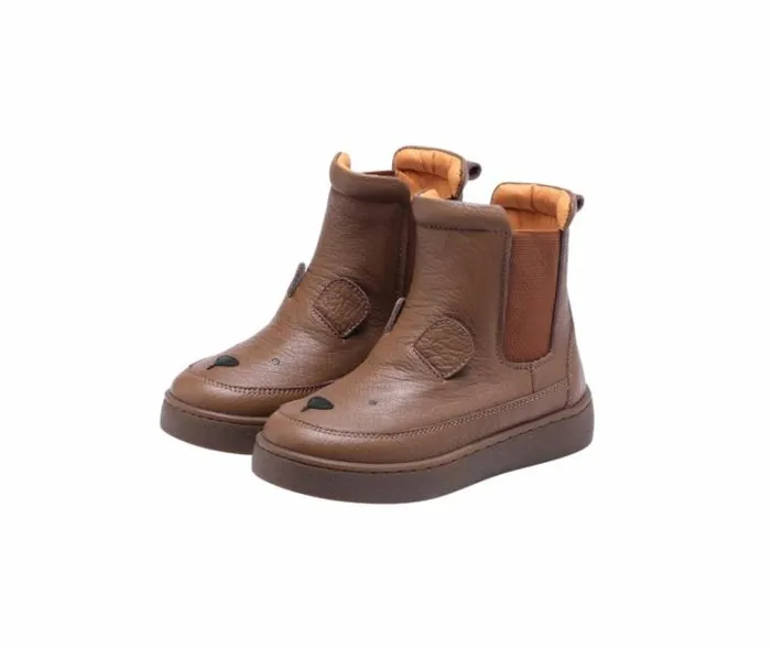Donsje Amsterdam Boots Boys Thuru Classic Boots Cognac Leather
