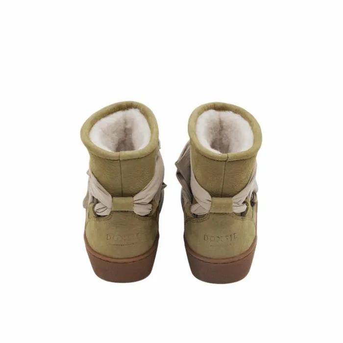 Donsje Amsterdam Boots Girls Ganza Boots Sage Betting Leather
